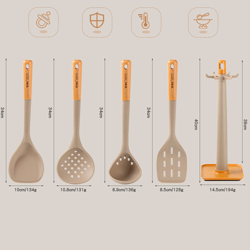 High Temperature Non-stick Silicone Spatula Set