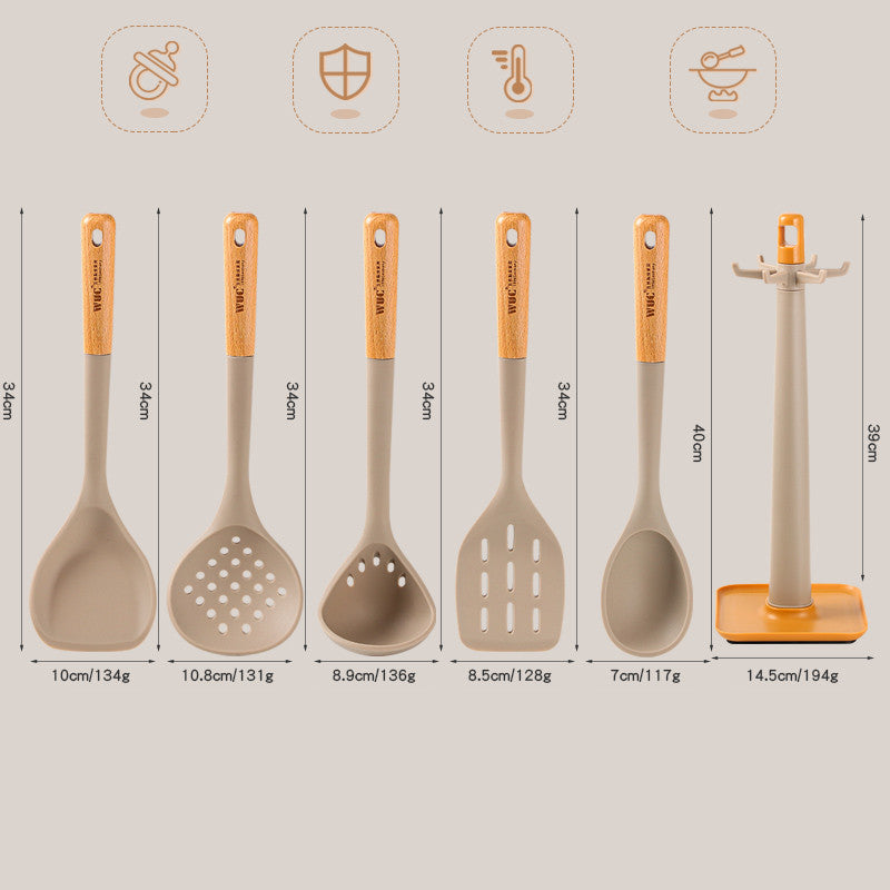 High Temperature Non-stick Silicone Spatula Set