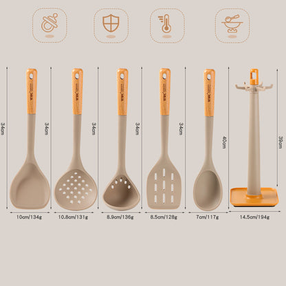 High Temperature Non-stick Silicone Spatula Set