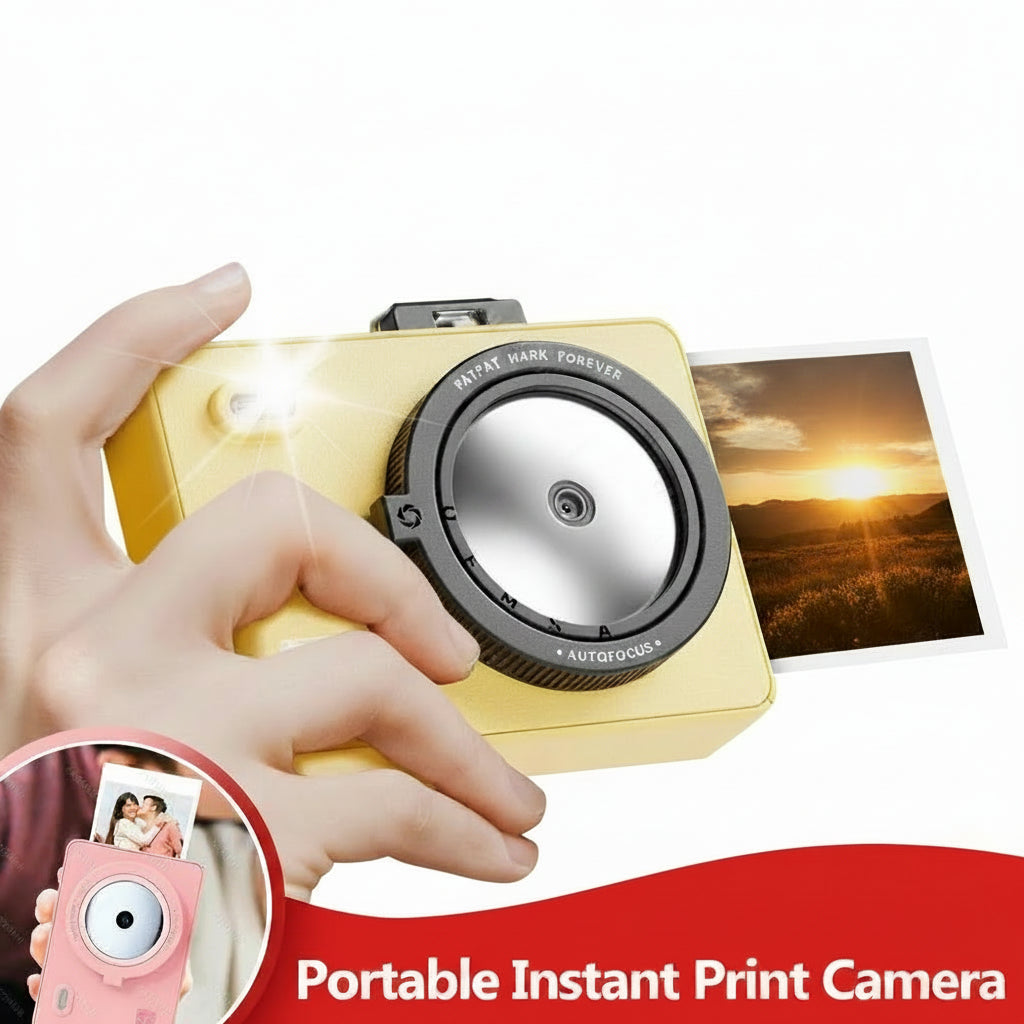 SnapPrint™ Instant Camera 📸✨ — Capture & Print Memories Instantly