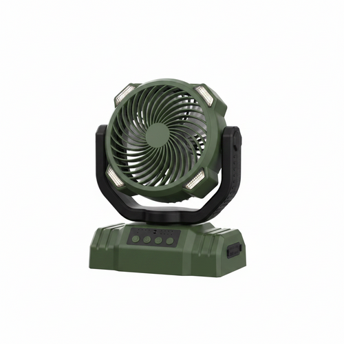 Outdoor Household Power Bank LED Light Camping Fan